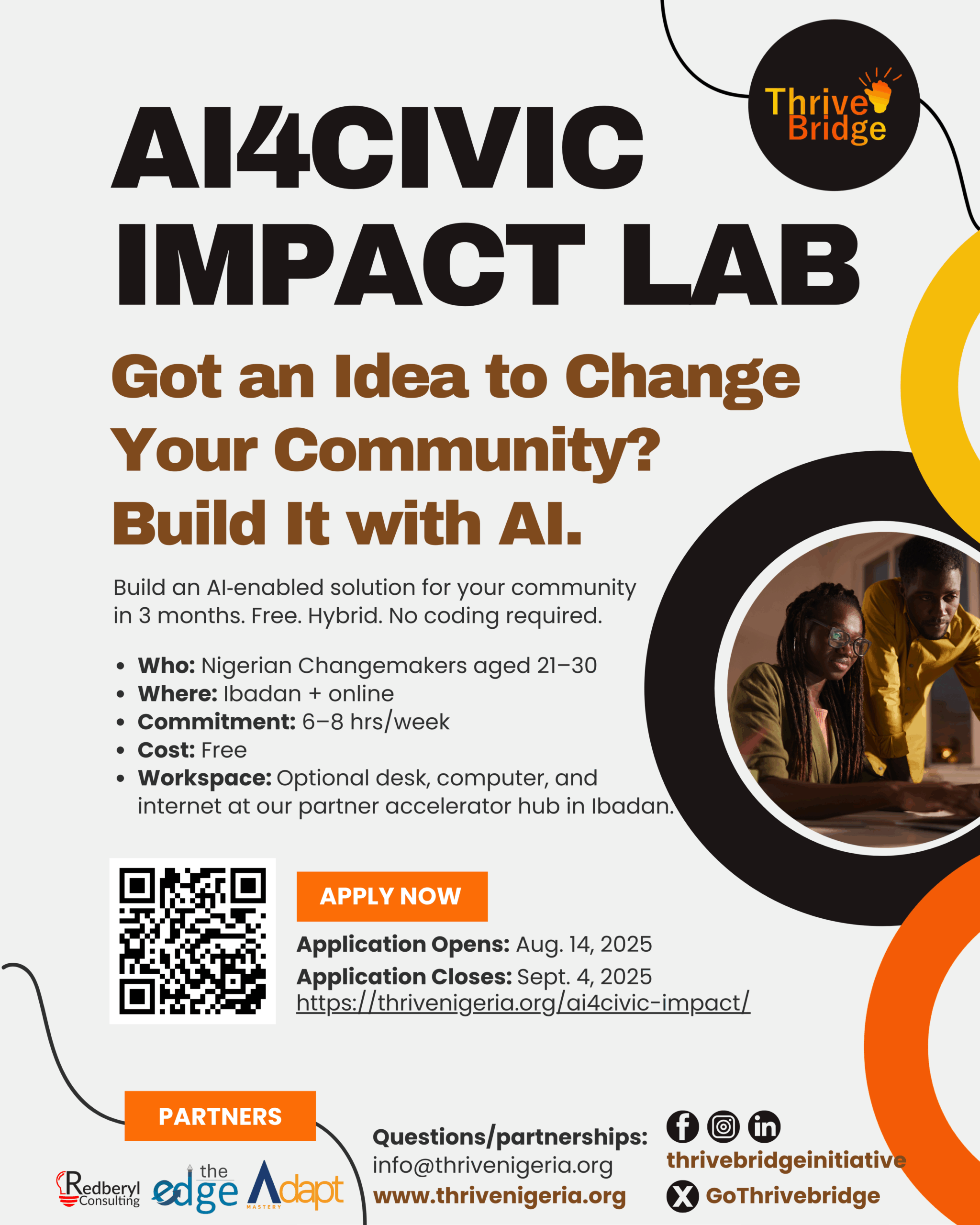 AI4CIVIC IMPACT flyer